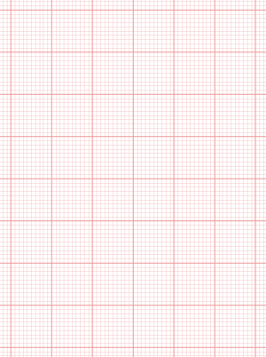 Free Printable Graph Paper 7 - Red