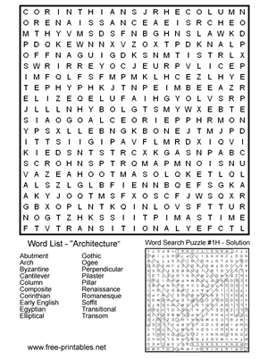 Printable Word Searches - Printable Word Puzzles